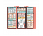 WhiteCoat Clipboard® Trifold - Coral Physical Therapy Edition
